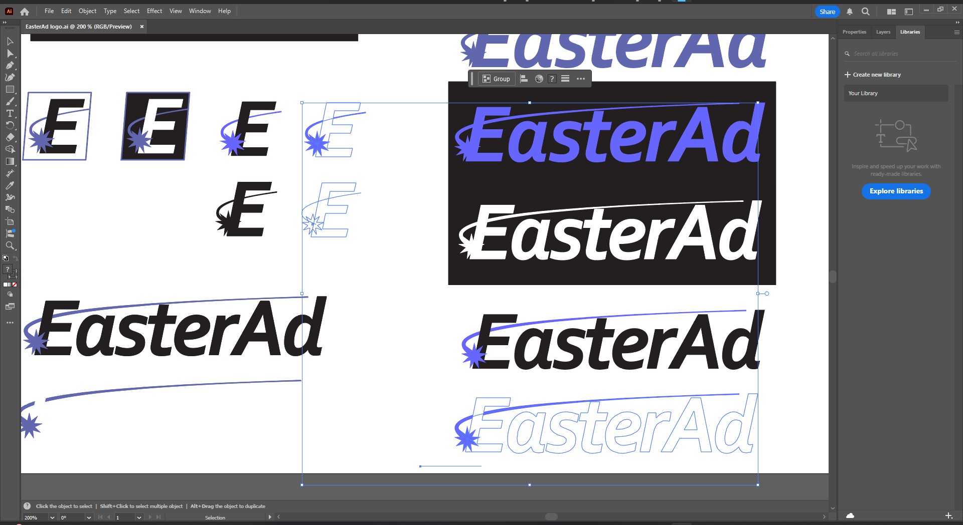 EasterAd 로고